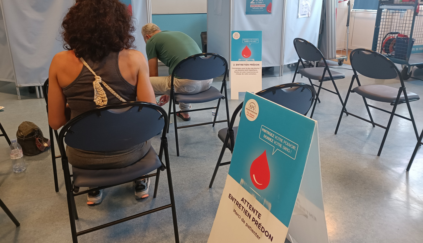 Salle d'attente médecin avant le prélèvement