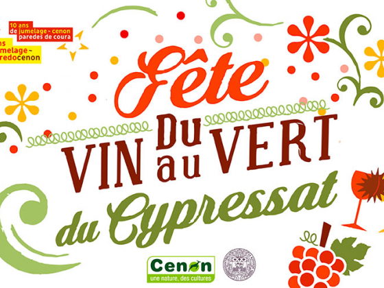 Affiche du vin au vert 
