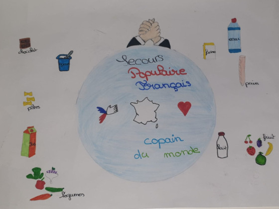 dessin par enfant du collectif copain du monde