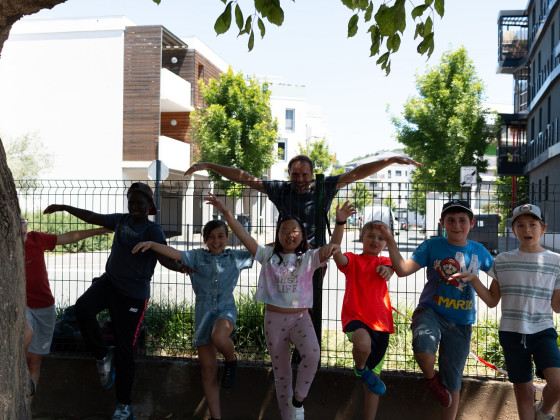 tournage à l'école Jules Guesde